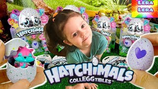 Лера открывает Hatchimals surprise! Игрушки яйца-сюрприз хетчималс!!