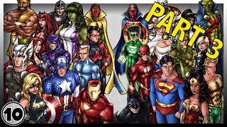 Top 10 Best Superheroes Part 3