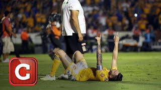 La celebración de Tigres tras pasar a la Final luego de vencer a Rayados