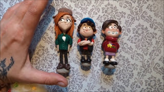 Персонажи Гравити Фолз из полимерной глины. (Gravity Falls)
