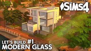 Die Sims 4 Modern Glass Haus bauen | Let's Build #1 (deutsch)