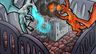 Minecraft Dragons - ICE DRAGON VS FIRE DRAGON!