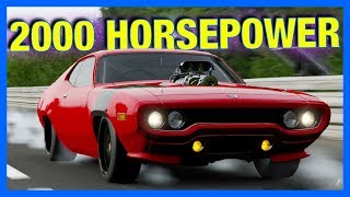Forza Motorsport 7 Customization : 2000 HORSEPOWER TOP SPEED TEST DRIVE!!