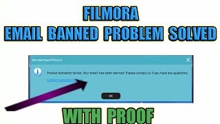 How To Fix Filmora Email banned || Email banned || Fix Email Banned Problem