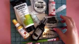 Mixed Media Card Process