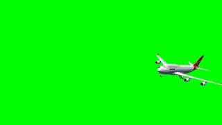 Green Screen Airplane