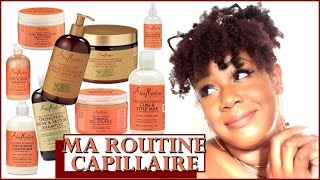 Ma routine avec SHEA MOISTURE | démo et revue | Mélody Musicale