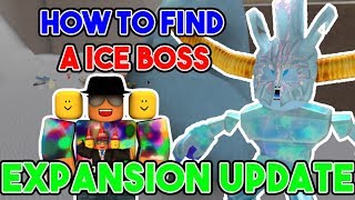 [Roblox] Snow Shoveling Simulator: HOW TO FIND A ICE BOSS (EXPANSION UPDATE)