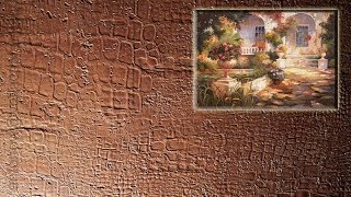 ВЕНЕЦИАНСКАЯ штукатурка Мастер классы декоративная КАРМИЛСКАЯ фреска DECORATIVE PLASTER # 01