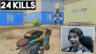 CARRYING A FAN! | 24 KILLS vs SQUAD | PUBG Mobile ?