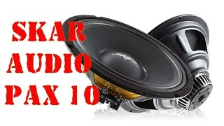 Обзор широкополосных эстрадных динамиков SKAR AUDIO PAX 10. Автозвук своими руками