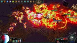 [2.5] Path of Exile - Chayula's Domain - Reaching Lvl 100 (Ngamahu's Pathfinder Cyclone)