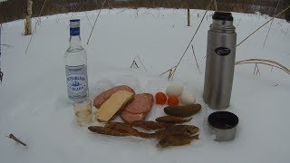 Рыбалка в Карелии-Ялгуба зимой -19 .01 .2018г-Fishing in Karelia-Yalgub in winter -19 .01 .2018g