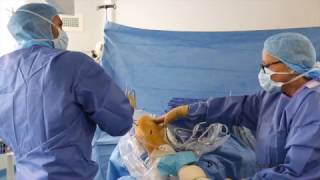 Ligamentoplastie  du ligament croisé antérieure du genou  type Mc intosh, ou  Mac fl au fascia lata