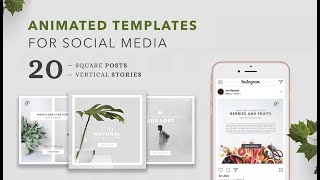 Animated PSD Templates for Instagram