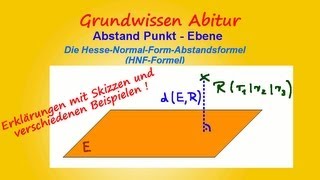 Abiturwissen zur HNF-Formel mit Beispielen