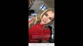 Instagram livestream sexy russian blonde girl