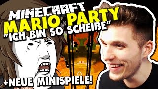 "ICH BIN SOOO SCHEIßE" & NEUE MINISPIELE! ✪ Minecraft Mario Party mit Germanletsplay