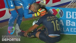 Marcelo Alatorre salvó a Pumas sobre la línea de gol