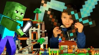 Лего Майнкрафт Мультики Анимация. Lego Minecraft Stop motion Animation. На русском языке. Кока Туб