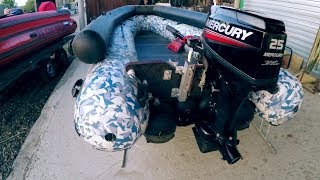 Как настроить подвесной лодочный водомет на примере Mercury 25 JET