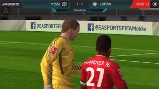Серия пенальти под музыку в FIFA Mobile 12 часть