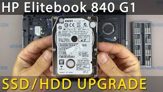 How to install SSD in HP Elitebook 840 G1 Hard Drive replacement