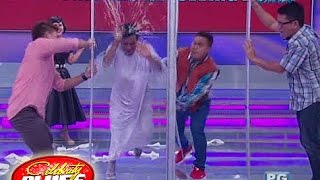 Celebrity Bluff: Jose, hinagis si Boobay sa revolving glass door