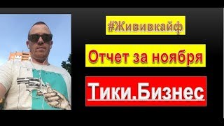 Отчет по доходам за ноябрь | Франшиза | Тики Бизнес | Александр Ермилов