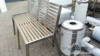 Banca din inox / Скамейка из нержавеющей стали
