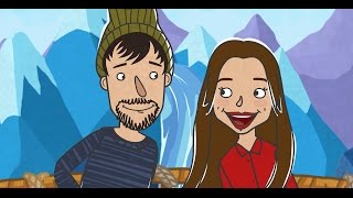 Данила Козловский и Лиза Боярская в клипе Летающих зверей