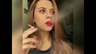 Beautiful Girl Smoking