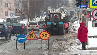 В Костроме борются с последствиями таяния снега