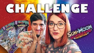 CHALLENGE z KARTAMI POKEMON - Bitwa na boostery Sun & Moon Guardians Rising