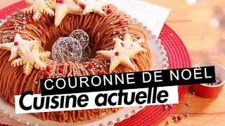 La couronne de Noël façon Mont-Blanc !