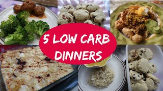 5 Low Carb Dinner Ideas | Keto Diet