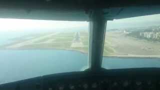 Снял с кабины Airbus A 321 Посадка В Ницце  Самолет  ! Shooting in the cockpit