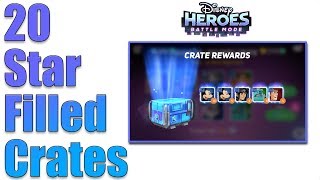 Disney Heroes Battle Mode - 20 Star Filled Crates / Hero Crate Openings