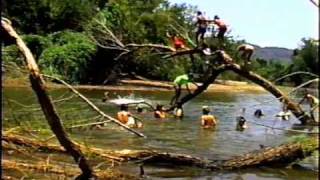 en el rio san bartolo familia sierra