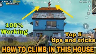 Top 5 Secret tips and tricks of Three stoery House in PUBG MOBILE || pubg mobile tips and tricks