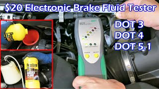 $20 Electronic Brake Fluid Tester - DOT3 DOT4 DOT5.1 - GOOD!!