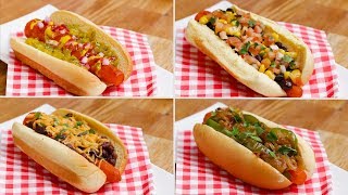 Carrot Dogs 4 ways