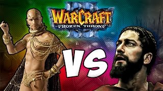 Warcraft 3 Frozen Throne - Карта 300 спартанцев ПОЛНОЕ совместное прохождение!