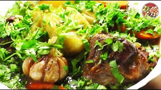 Говядина томлёная с овощами. Просто, вкусно, недорого!
