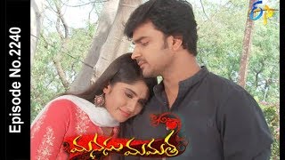 Manasu Mamata | 27th  March 2018   |Full Episode No 2240| ETV Telugu