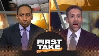 Max calls out Stephen A. for 'making excuses' for LeBron James | First Take | ESPN
