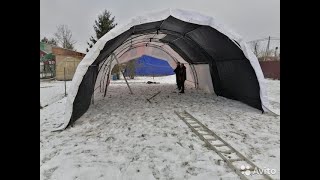 Арочный ангар склад своими руками. АРОЧНАЯ ПРОМЫШЛЕННАЯ ТЕПЛИЦА.