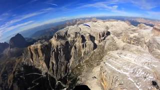 Dolomites 2011 FULLHD dreams Paragliding in Italy Beauty of nature