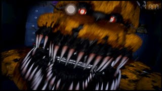 Fnaf 4 IOS Night 5 Nightmare FREDBEAR Jump Scare. IOS/Android Gameplay