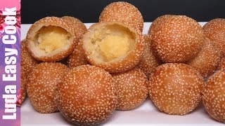 Новый Десерт СУПЕР ПОНЧИКИ китайская (вьетнамская) кухня  - Sesame Balls Recipe - Bánh Rán Bánh Cam